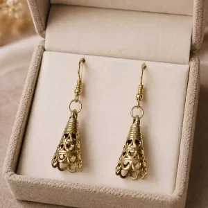 Stylish Gold-Tone Handcrafted Necklace Set