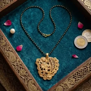 Exclusive Dokra Black Bead Mangalsutra