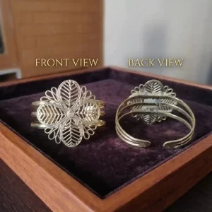 Antique Grace Dokra Bangle