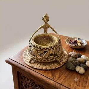 Exquisite Dokra Handcrafted Antique Table Décor