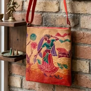 Art isan Elegance Shantiniketan Leather Sling Bag